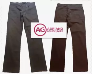 AG Adriano Goldschmied The Protégé Herren 32 x 32 gerades Bein braune Hose hergestellt in den USA - Bild 1 von 17