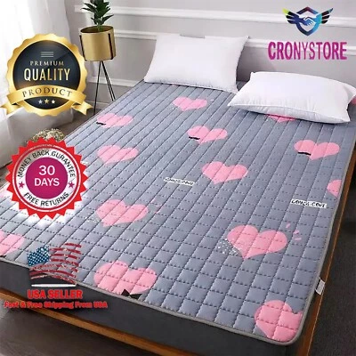Queen Size Mattress Topper, 1200 GSM Cooling Cushion, Mattress Pad for Back Pain - Image 1 of 4