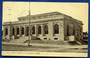 Columbus Nebraska ufficio postale degli Stati Uniti spedito 1912 A628 - Foto 1 di 2