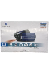 Minolta MN90NV 1080p HD Touchscreen Camcorder Blue - Picture 1 of 2