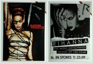 RIHANNA MIST RUSSIAN ROULETTE SEXY 5x7 MUSIC AD POSTCARD Mini SM PROMO POSTER  - Picture 1 of 3