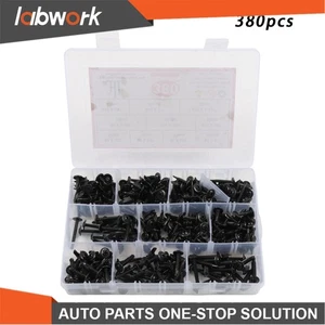 Labwork 380PCS Self Drilling Screws Assortment Kit Oxide 410 Stainless Steel - Picture 1 of 21