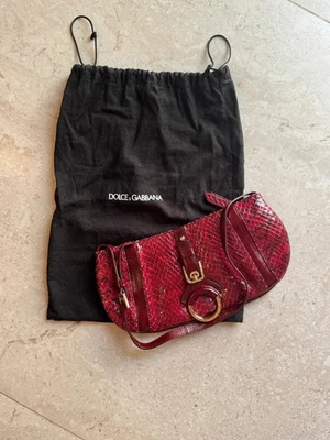 Dolce gabbana piton leather red cocktail bag - Image 1 of 4