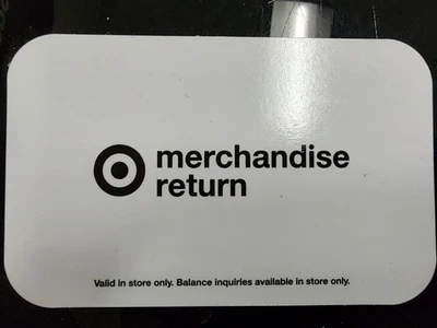 Target Merchandise Return Cards (4) $368.78 In-Store Only - Image 1 of 2