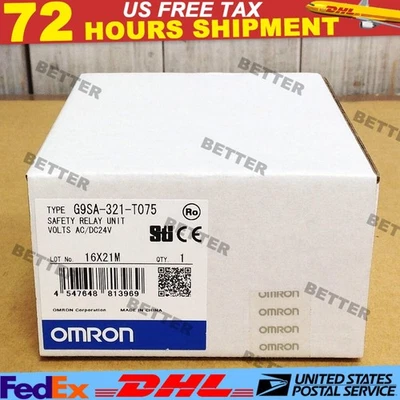 Omron G9SA-321-T075 Safety Relay Unit New In Box  US Free TAX - Image 1 of 3