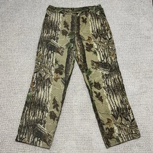 Vintage Duxbak Camo Pants Mens 34x29 Realtree Lined Relaxed Straight Made In USA - Picture 1 of 7