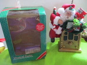 Holiday Creations 1997 Musical Radio Santa Claus Christmas Holiday - Tested Work - Picture 1 of 10