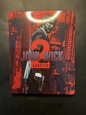 John Wick 2  (4k & Blu Ray) Limited Steelbook Edition Beat Buy Exclusive See Des - Image 1 of 4