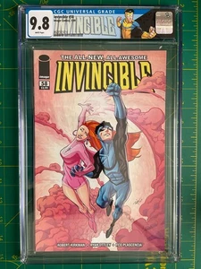 Invincible #58 CGC 9.8 White Pages Image 2009 Ottley Kirkman Custom Label - Picture 1 of 2