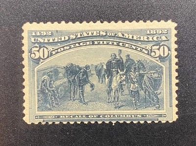 US stamps Unused Scott #240 - Image 1 of 2