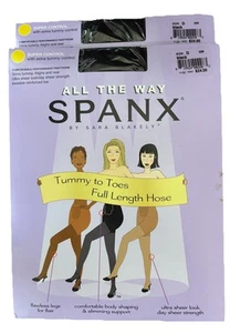 Spanx All The Way Super Control  Extra Tummy Control (2) Pack Sz D, Black -New! - Picture 1 of 5