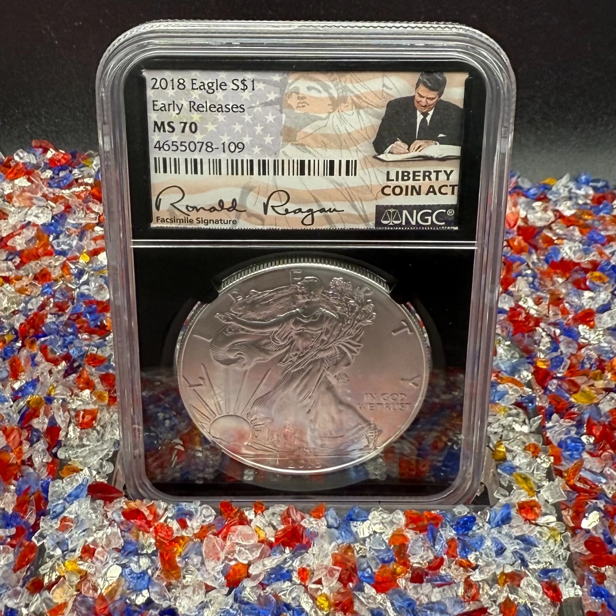 American Eagle MS 70 Graded 2018 Silver Bullion Coins for sale | eBay