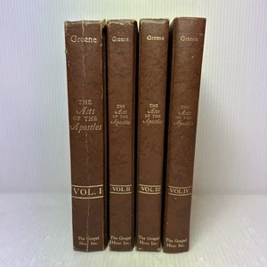 The Acts of the Apostles by Oliver B. Greene, Complete 4 Volume Lot, Gospel Hour - Picture 1 of 14