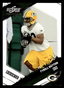 2009 Score Inscriptions #398 Tyrell Sutton Rookie SP #d/999! PACKERS de novato - Imagen 1 de 2