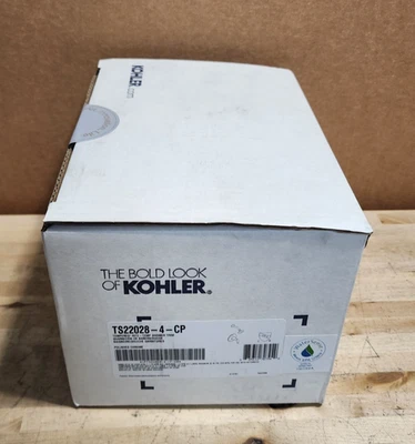 Borde de ducha templado cromado pulido Kohler TS22028-4-CP Foto 1 de 4