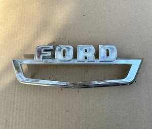 Vintage 1963-66 Ford Truck Emblem Chrome Badge C3TB-16A652-B - Picture 1 of 8