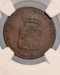 1830 Italy Parma 3 Centesimi NGC F 12 BN - Picture 1 of 15