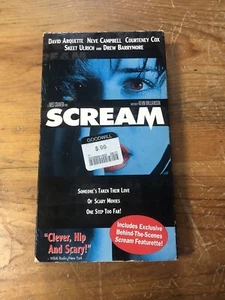 Scream Special Edition Neve Campbell Blue Cover VHS - Foto 1 di 6