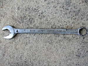 WIZARD WRENCH #H2290 COMBINATION WRENCH 9/16" WIZARD WRENCH MADE IN USA - Picture 1 of 12