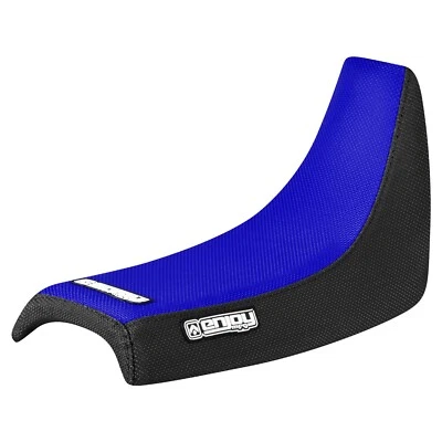 Cubierta de asiento con pinza de tracción alta Yamaha PW 50 NEGRA/AZUL estándar #91 Foto 1 de 3