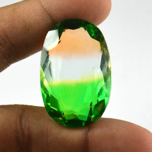88.38 Ct Multi-Color Tourmaline Oval Cut Shape Loose Gemstone - Picture 1 of 4