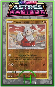 Caninos Reverse - EB10:Astres Radieux - 070/189 - Carte Pokémon Française Neuve - Picture 1 of 1