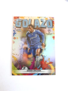 DIDIER DROGBA Golazo insert #G5 Topps Chrome UCL 2021/22 Chelsea Ivory Coast - Picture 1 of 2