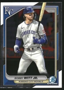 B5263- 2024 Bowman Chrome Baseball Card #s 1-100 -You Pick- 15+ FREE US SHIP - Picture 1 of 179