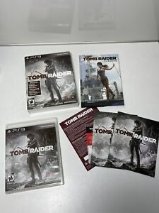 Tomb Raider Collectors Edition (Sony PlayStation 3) Slipcover, Book & Game