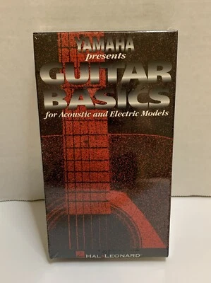 New Sealed! Yamaha Presents Guitar Basics VHS For Acoustic & Electric Models - Image 1 of 4