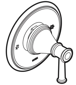 Moen T2311ORB Belfield Single Handle Posi-Temp Pressure-Balancing Shower Trim On - Picture 1 of 2
