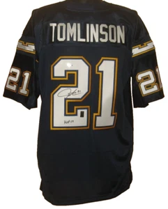 Maglia LaDainian Tomlinson firmata autografo Mitchell Ness certificata fanatici XL - Foto 1 di 10