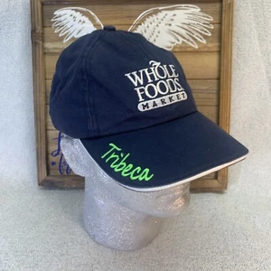 Berretto da baseball Whole Foods Markets Tribeca, cappello blu usato raro made USA - Foto 1 di 6