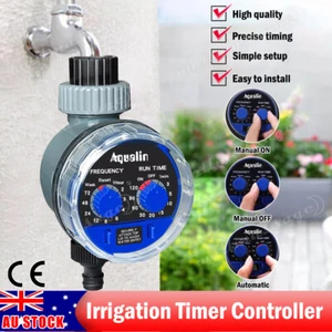 Ball Valve Water Tap Timer Automatic Electronic Garden Irrigation Controller AU - Picture 1 of 12