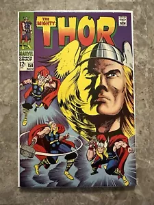 Cómics de Marvel de Thor #158 en estado bastante bueno 8,0 (1968) - Imagen 1 de 24