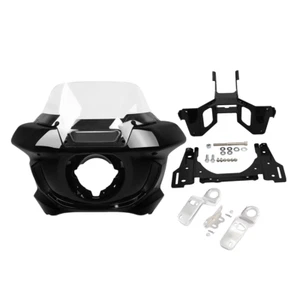 Headlight Fairing Windshield Bracket Support For Harley Low Rider ST 22-24 Black - Picture 1 of 15