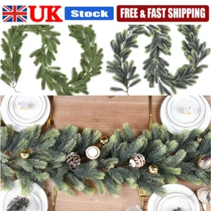 hristmas Garland Artificial Pine Garland Holiday Decor for Outdoor or Indoor - Picture 1 of 11