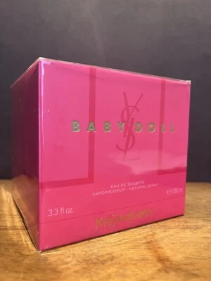 Туалетная вода-спрей BABY DOLL PARIS от YVES SAINT LAURENT 3,3 унции / 100 мл ЗАПЕЧАТАННАЯ коробка РЕДКАЯ - Изображение 1 из 4