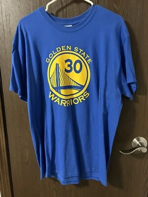 Camiseta deportiva Warriors Stephen Curry #30 L Golden State baloncesto algodón pesado Foto 1 de 4