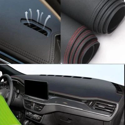 For Ford Focus 2022-24 leather PU Non-slip Dash Board Cover Mat Dashboard Carpet Foto 1 de 4
