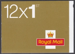 MF3B 12 x 1. Klasse Briefmarken Barcodeheftchen - selbstklebend postfrisch/mnh ohne Zylinder - Bild 1 von 1