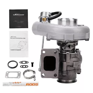 T04e T3 .63 Turbo Turbocharger Compressor 400+hp V-band Universa Oil Cooled - Foto 1 di 11