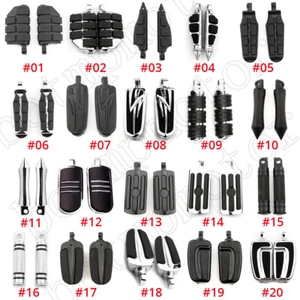 Motorcycle Male Mount Highway Foot Pegs Rest Pedals for Harley Davidson Touring - Picture 1 of 70