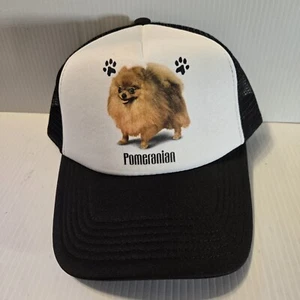 POMERANIAN DOG BREED Mesh Snapback Hat Cap Trucker - Picture 1 of 5