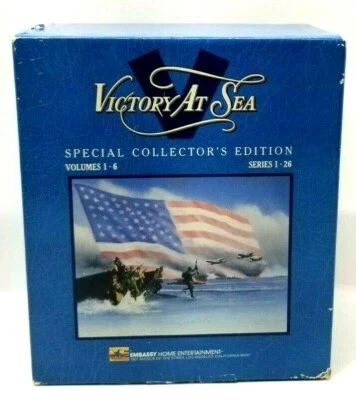 VHS Victory At Sea Special Collector's Edition Volumes 1 - 6 Series 1 - 26 (G30) - Image 1 of 4