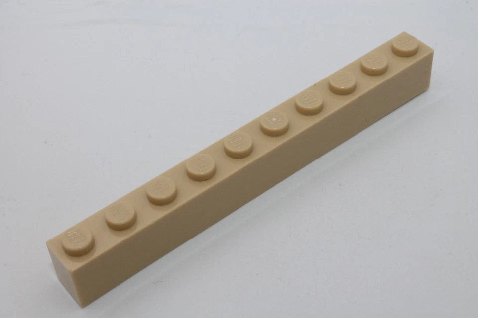 Lego 4x Basic Steine 1x10 brick 6111 beige tan - Bild 1 von 1
