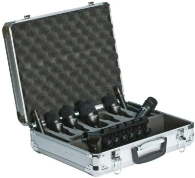 Audix FP7 7 Piece Drum Microphone Kit. 3xF2,  1 xF5, 1xF6, 2xF9. Clips and Case. - Image 1 of 4