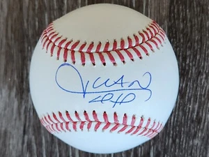 Baseball ufficiale firmato Juan Soto Major League con scritta "A: Carlo" - Foto 1 di 4