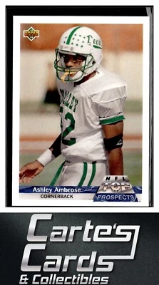 Ashley Ambrose 1992 Upper Deck #G13 Gold Indianapolis Colts Rookie - Image 1 of 2
