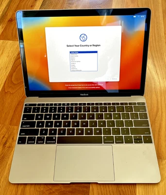 Apple MacBook 12 pulgadas mediados de 2017 -256 GB, 8 GB de RAM Core M3 WiFi A1534 (batería baja) Foto 1 de 4
